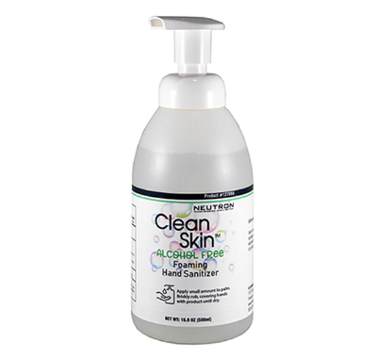 Neutron industries clean skin foaming alcohol free hand sanitizer 127891