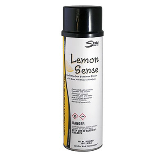 Stainless Steel Polish and Cleaner, Lemon Scent, 15 oz Aerosol Spray, Dozen