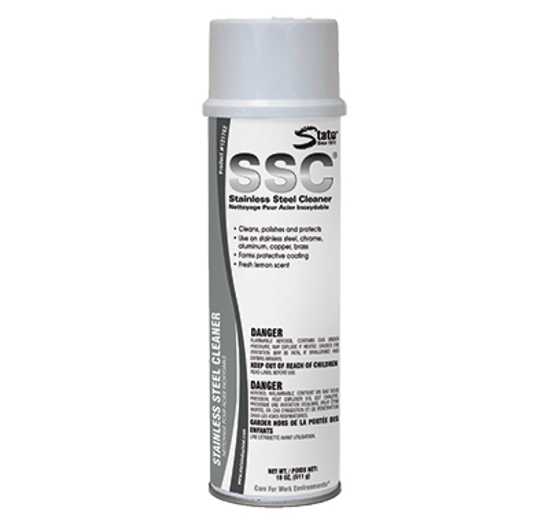SSC Stainless Steel Cleaner - Lemon - 18oz Aerosol Can (Qty 12 Per Case)